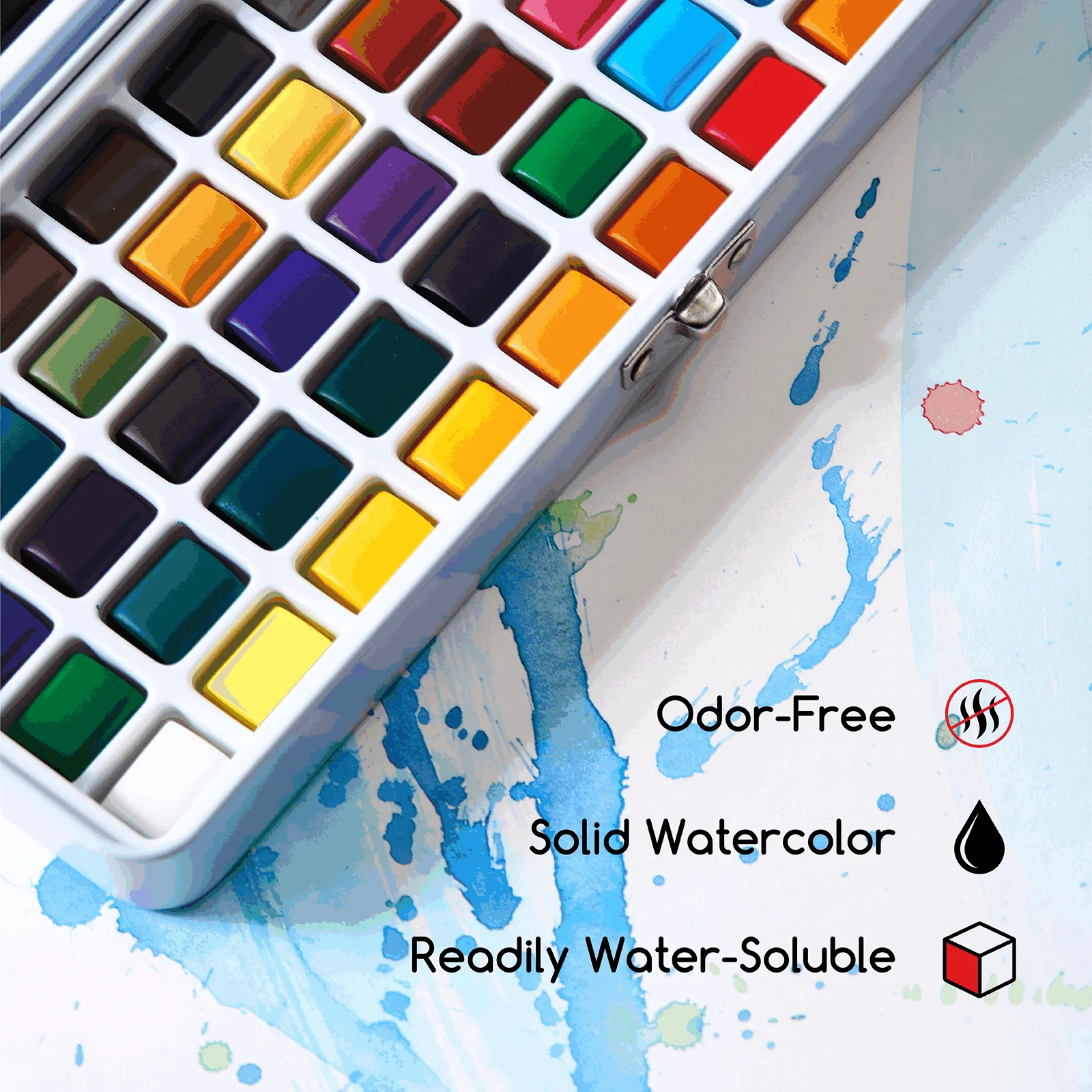 MEEDEN Travel Watercolor Paint Set , 50 Colors - Image 7