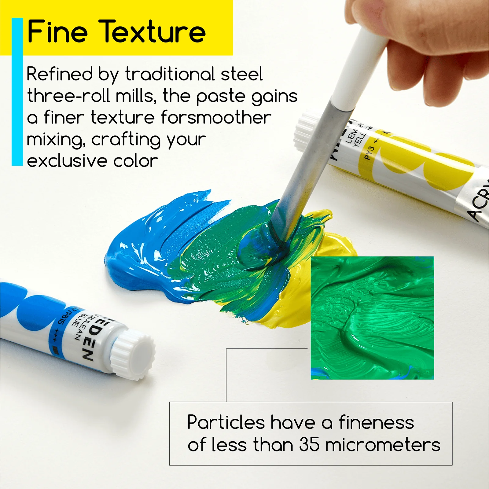 MEEDEN Acrylic Paint Set, 12 Tubes, 12 ml / 0.41 oz - Image 5
