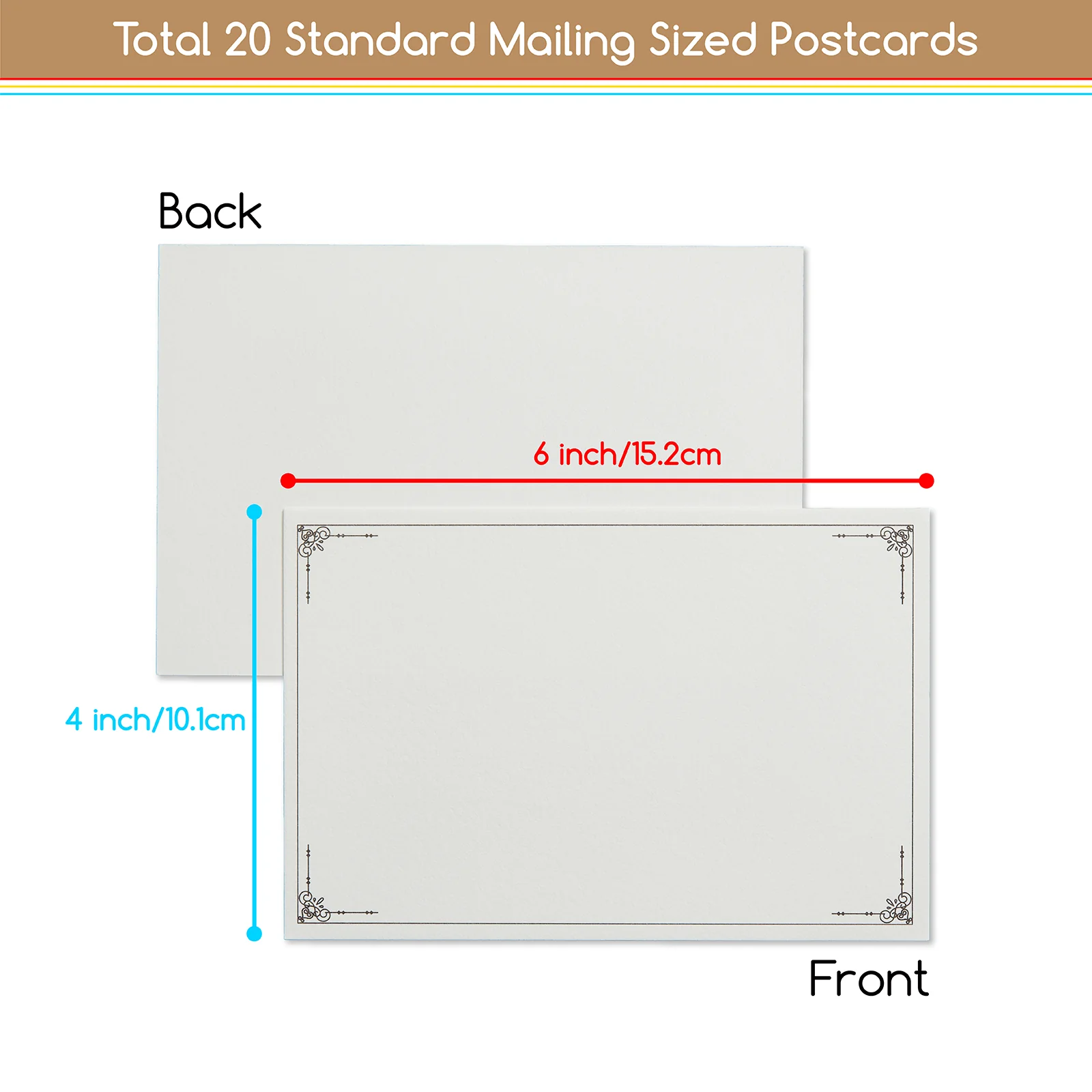 MEEDEN Blank Watercolor Paper Postcards - Image 5