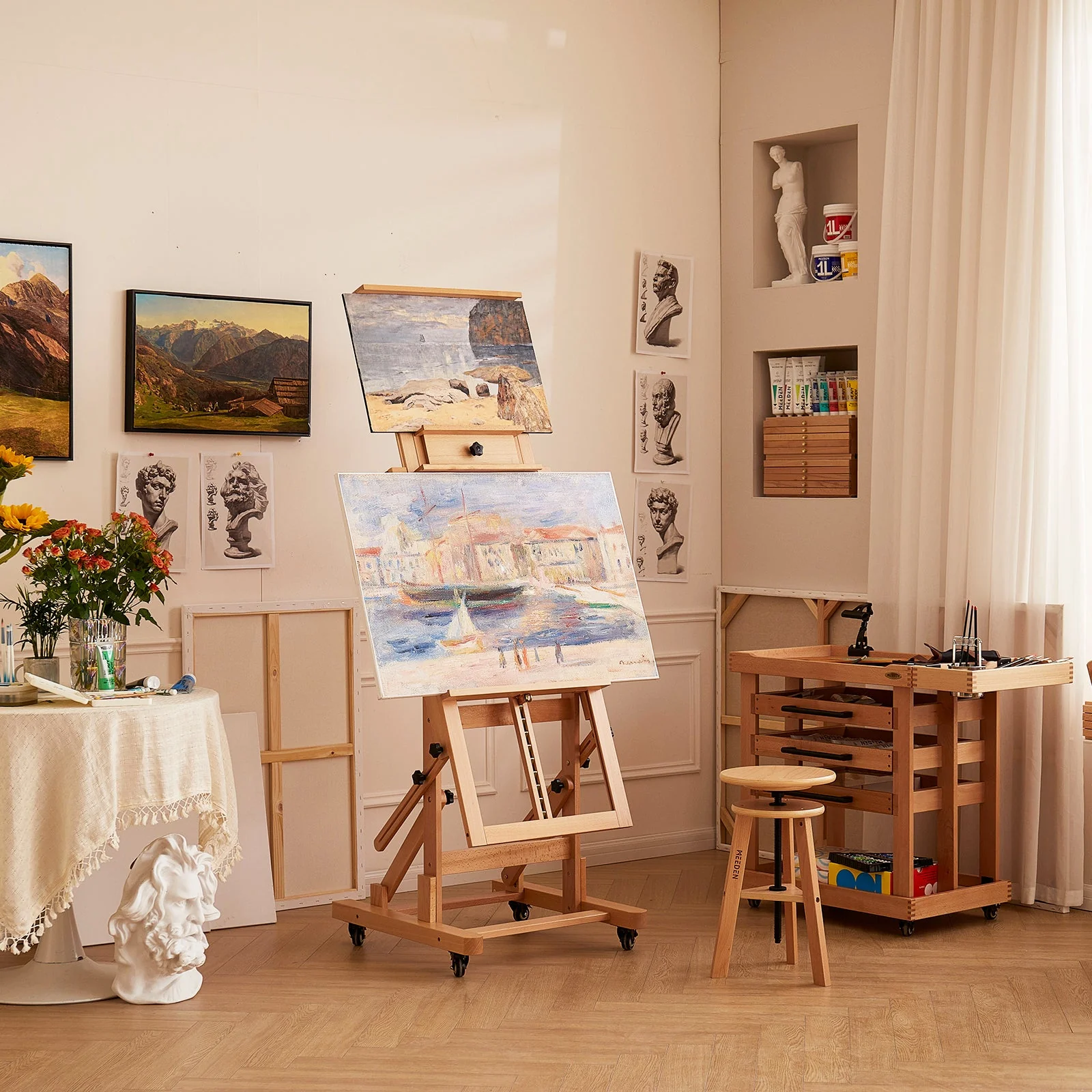 MEEDEN Deluxe Multi-Function Heavy Duty Large Artist Easel-DHJ-3 - Image 3