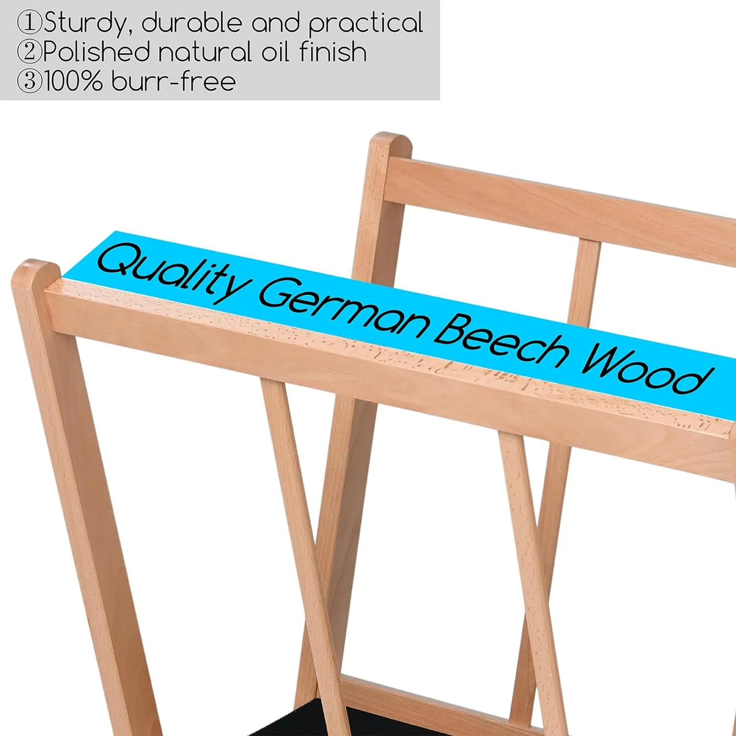 MEEDEN Wooden Large Print Rack with Castors - Image 6