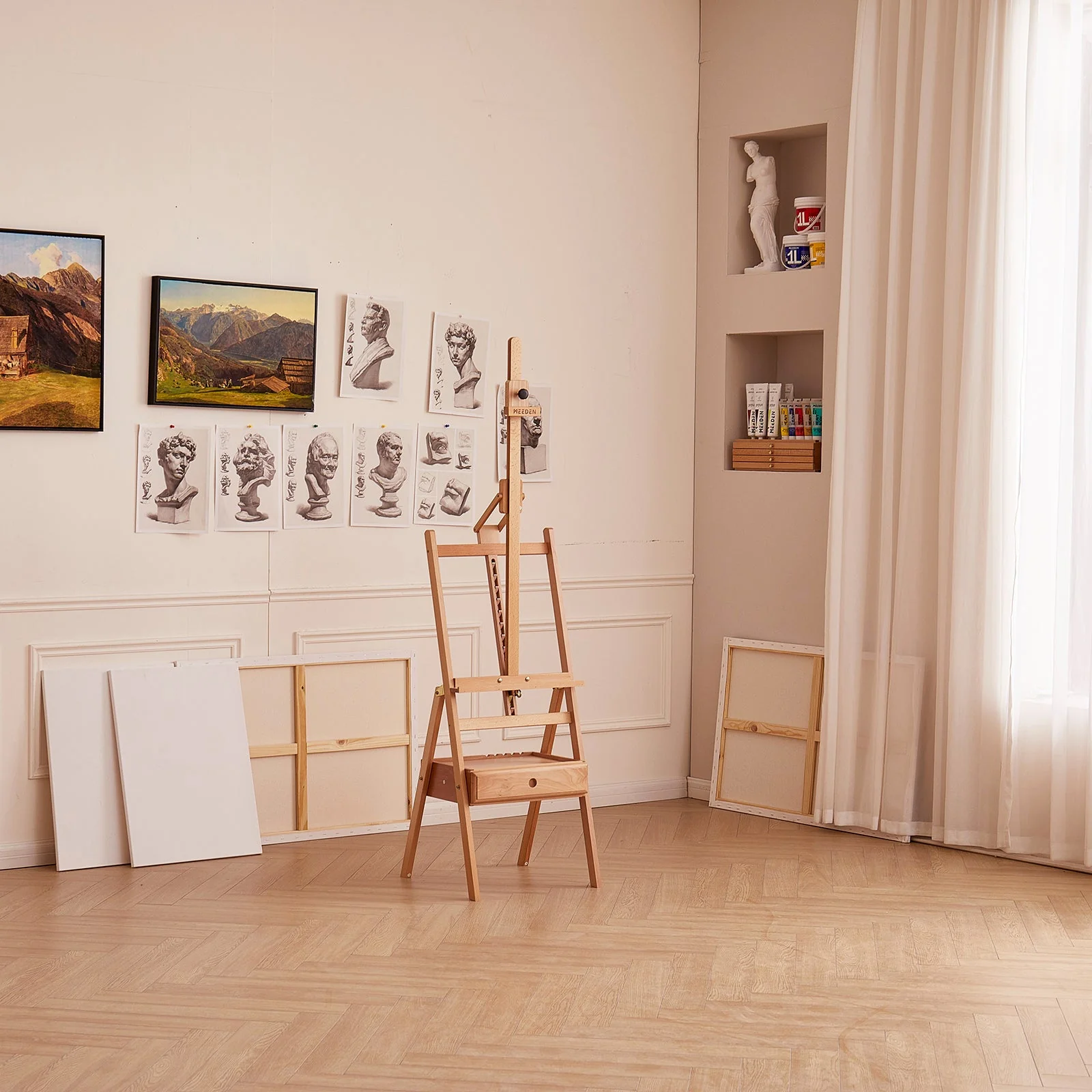 MEEDEN Forward Tilt Floor Easel-HJ-2A - Image 8