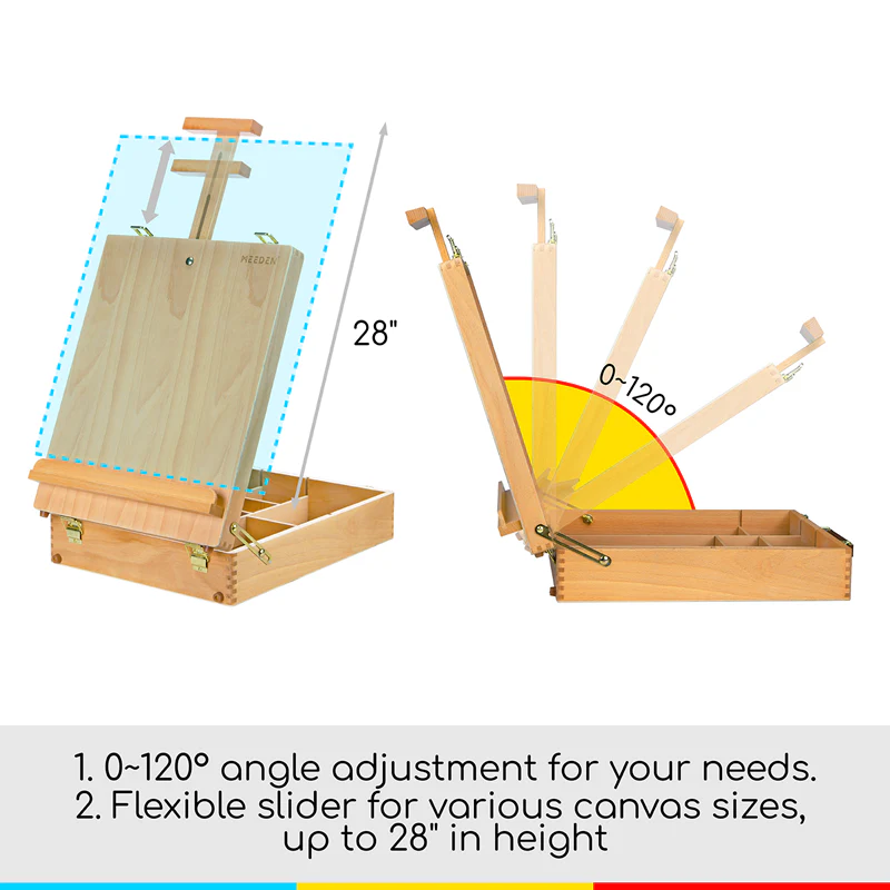 MEEDEN Extra Large Wooden Tabletop Easel- HBX-9A - Image 6