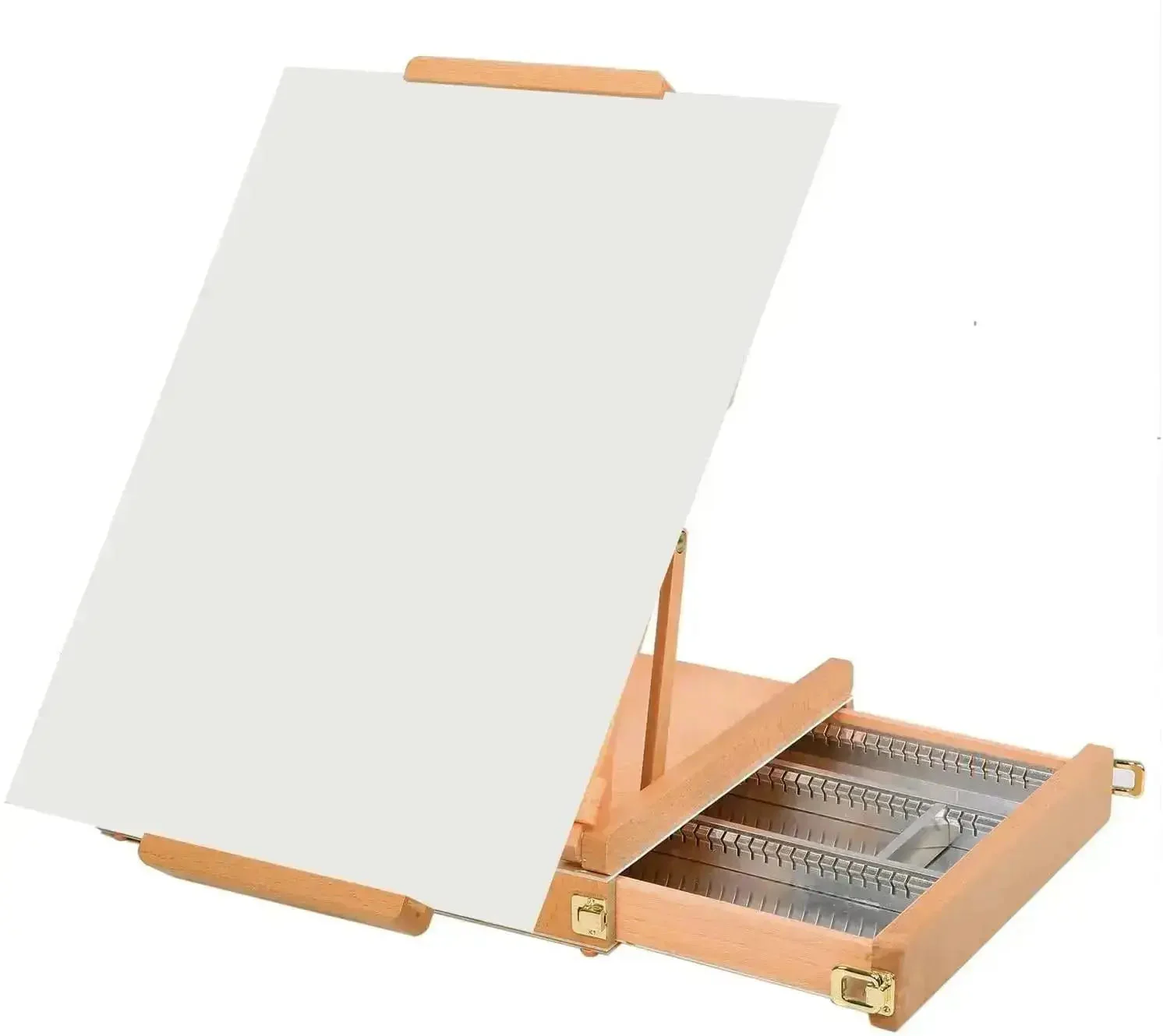 MEEDEN Artist Tabletop Easel with Metal Lined Drawer-W05B - Image 7