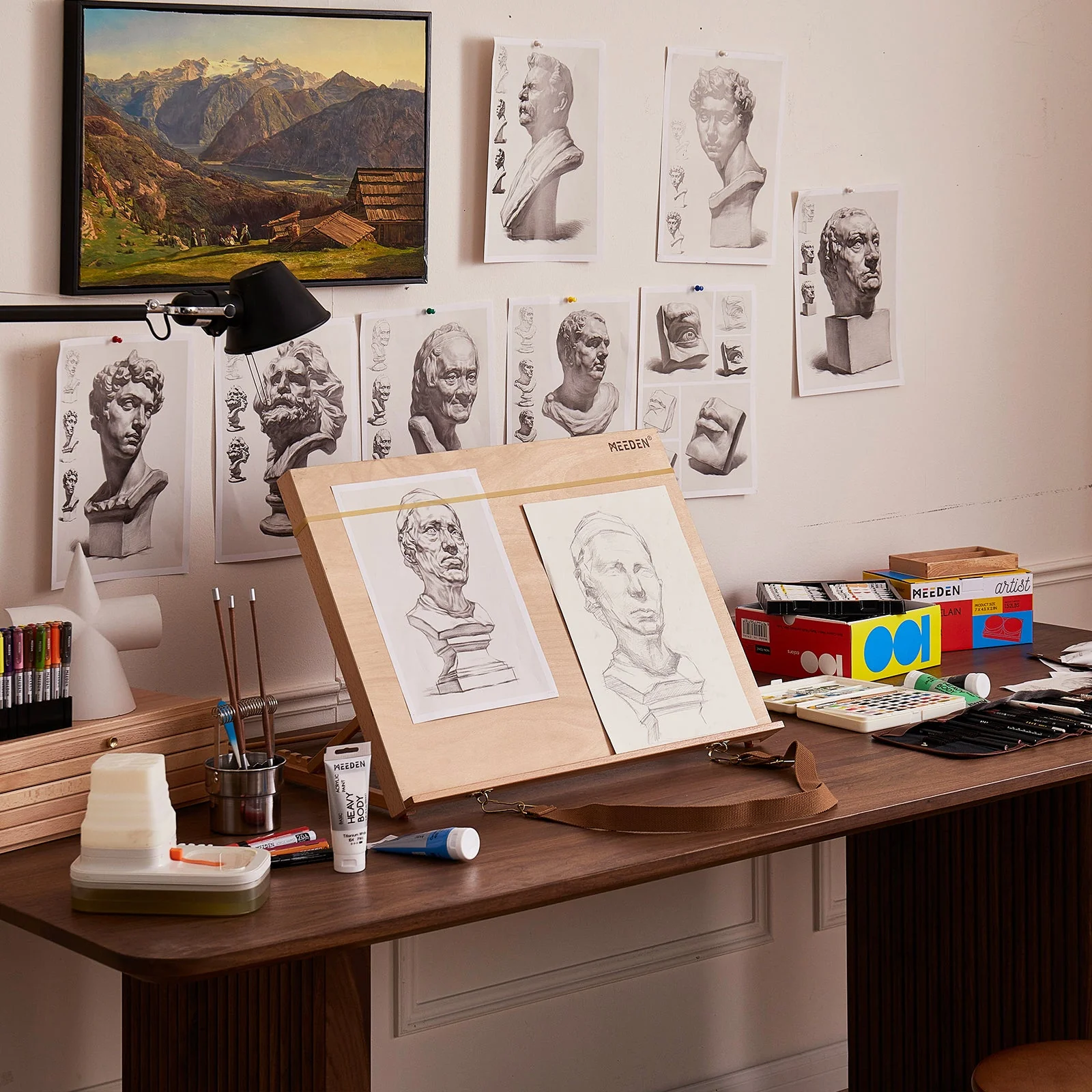 MEEDEN Large Studio Artist Sketching Tabletop Easel - Image 3