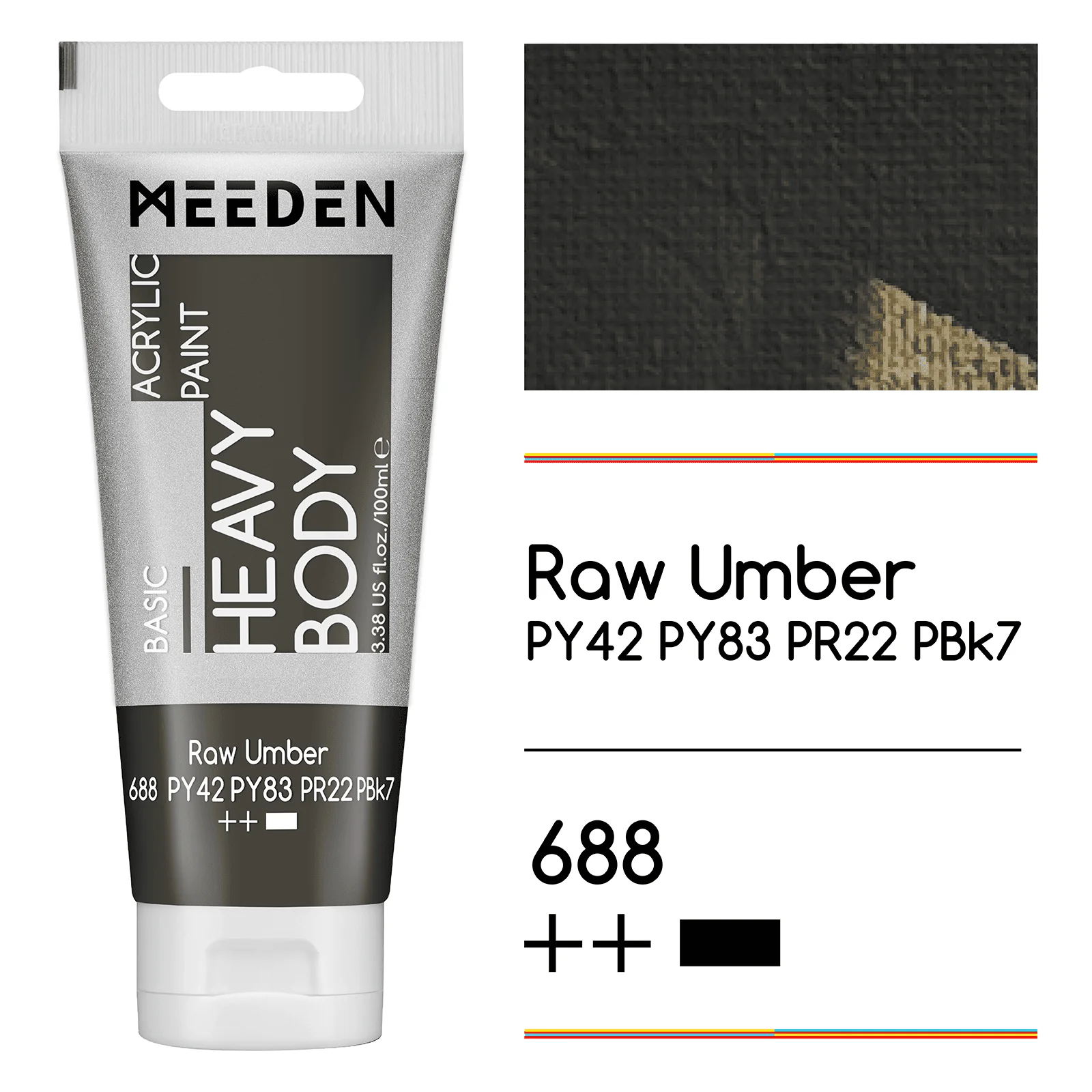 MEEDEN Acrylic Paint Tube, 37 Colors Available, 100ml / 3.38oz - Image 74
