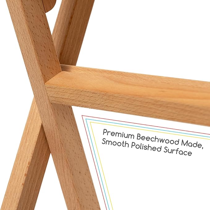 MEEDEN Folding Art Print Rack-Natural Wood -Small - Image 6