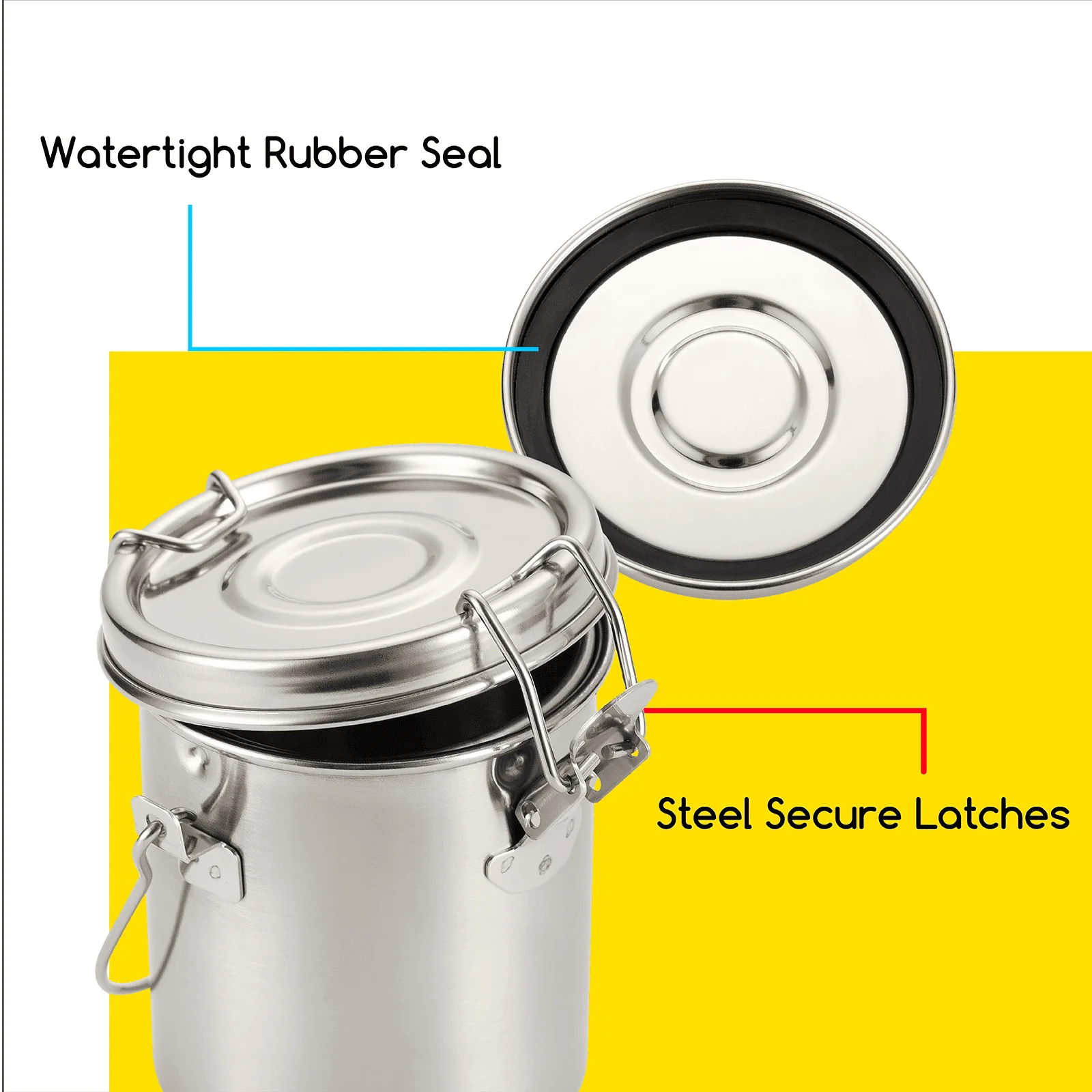 MEEDEN Portable Paint Brush Washer: Airtight Stainless Steel - Small - Image 4