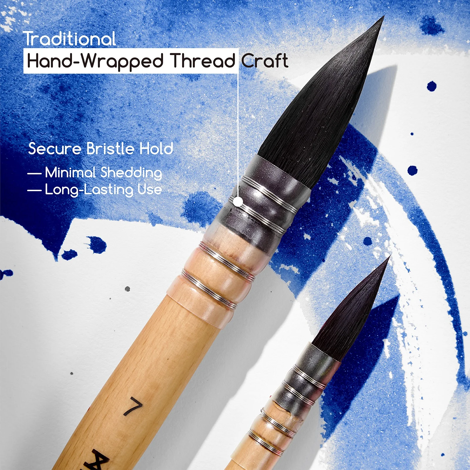 MEEDEN Professional Watercolor Brushes - Image 3