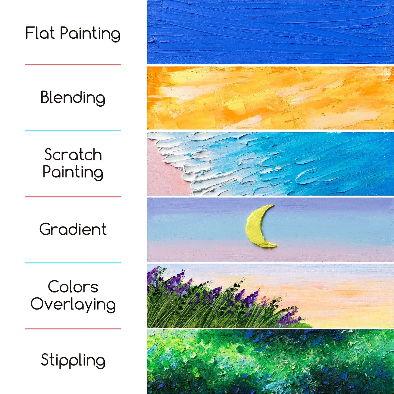 MEEDEN Soft Oil Pastels Set, 72 Vibrant Colors - Image 6