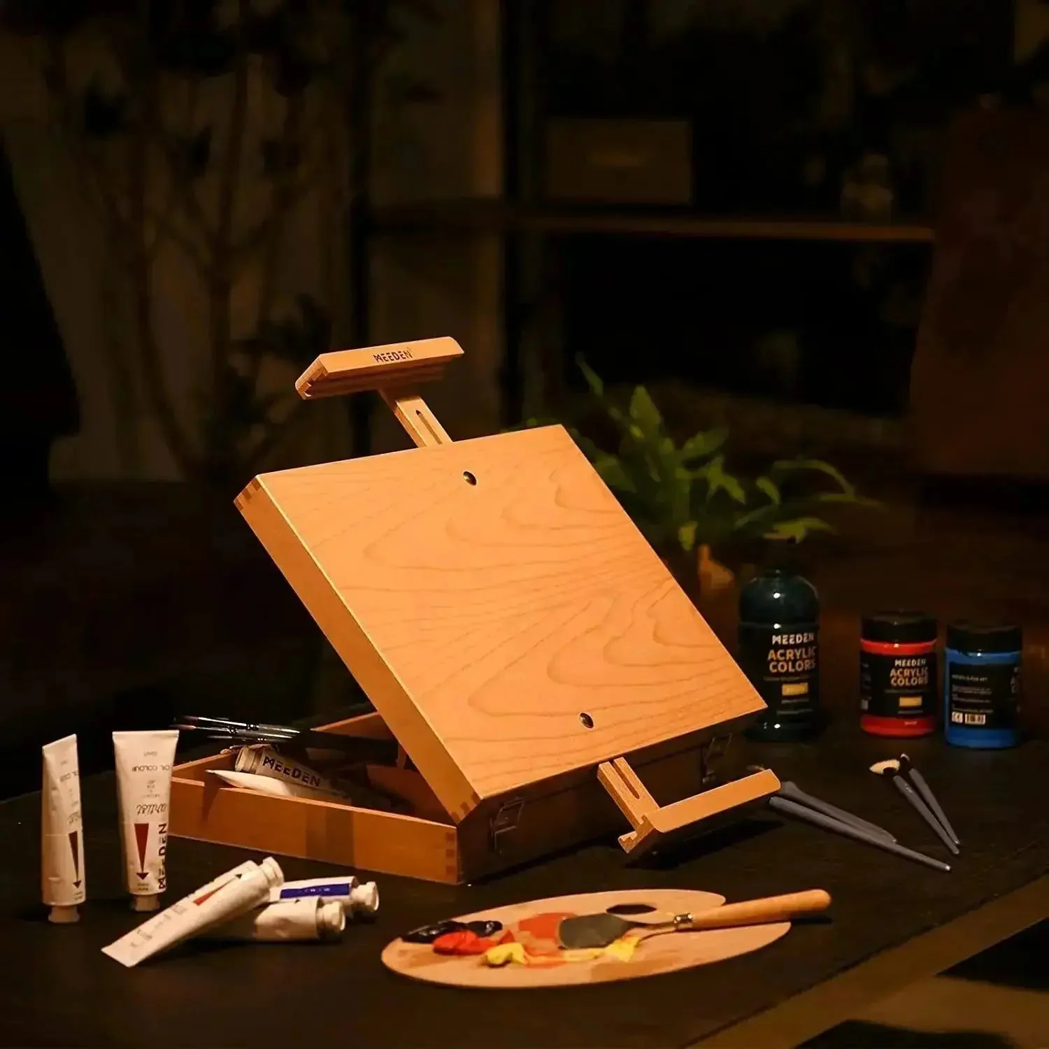 MEEDEN Tabletop Easel Wooden Sketchbox-HBX-6 - Image 4