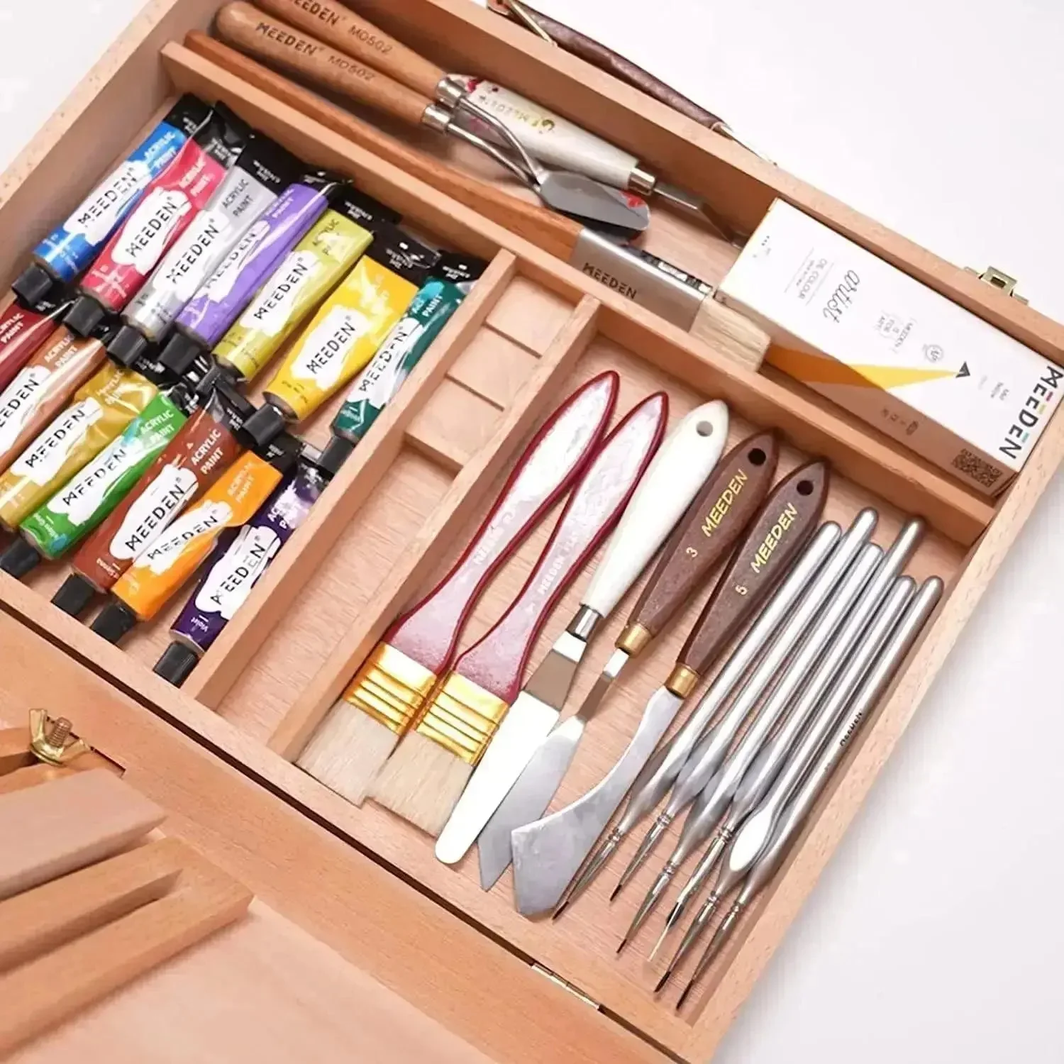 MEEDEN Tabletop Easel Wooden Sketchbox-HBX-6 - Image 5